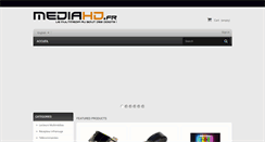 Desktop Screenshot of mediahd.fr